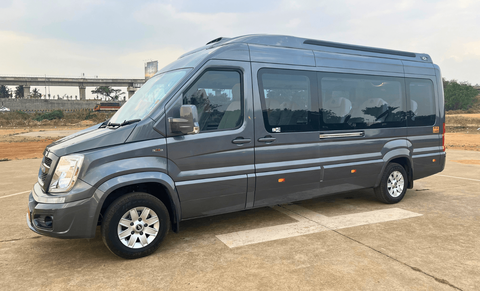 10 Seater Force Urbania rental in Bangalore